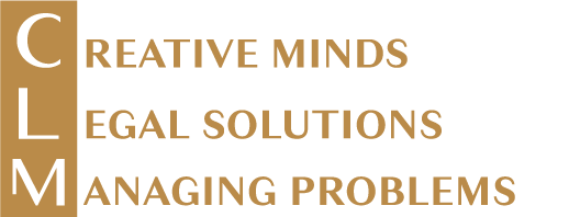 CLM_Creative_minds-Legal_solutions-Managing_problems_gold